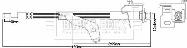 BORG & BECK Jarruletku BBH7973